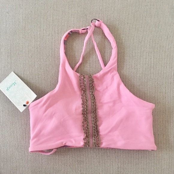 Maaji - Rosewood Expressions Pale Rose Bikini Top - Picture 2 of 8